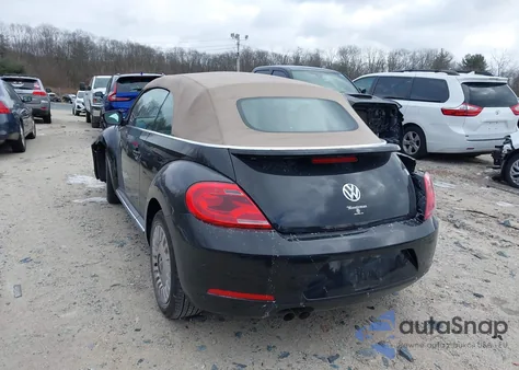 2014 Volkswagen Beetle 2.5L из США, поврежденный, VIN 3VW5P7ATXEM802124